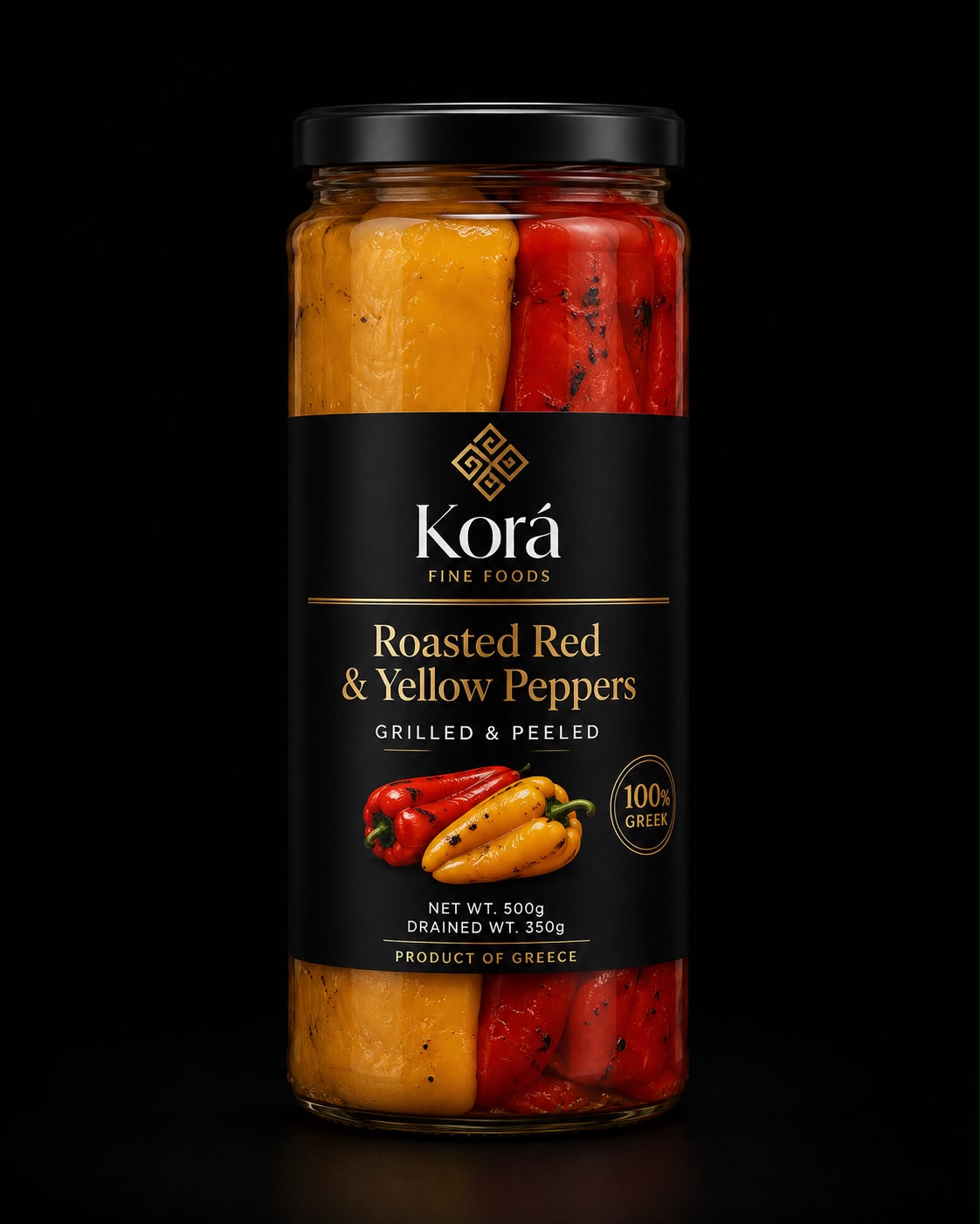 Roasted Red & Yellow Peppers — Hand-Peeled