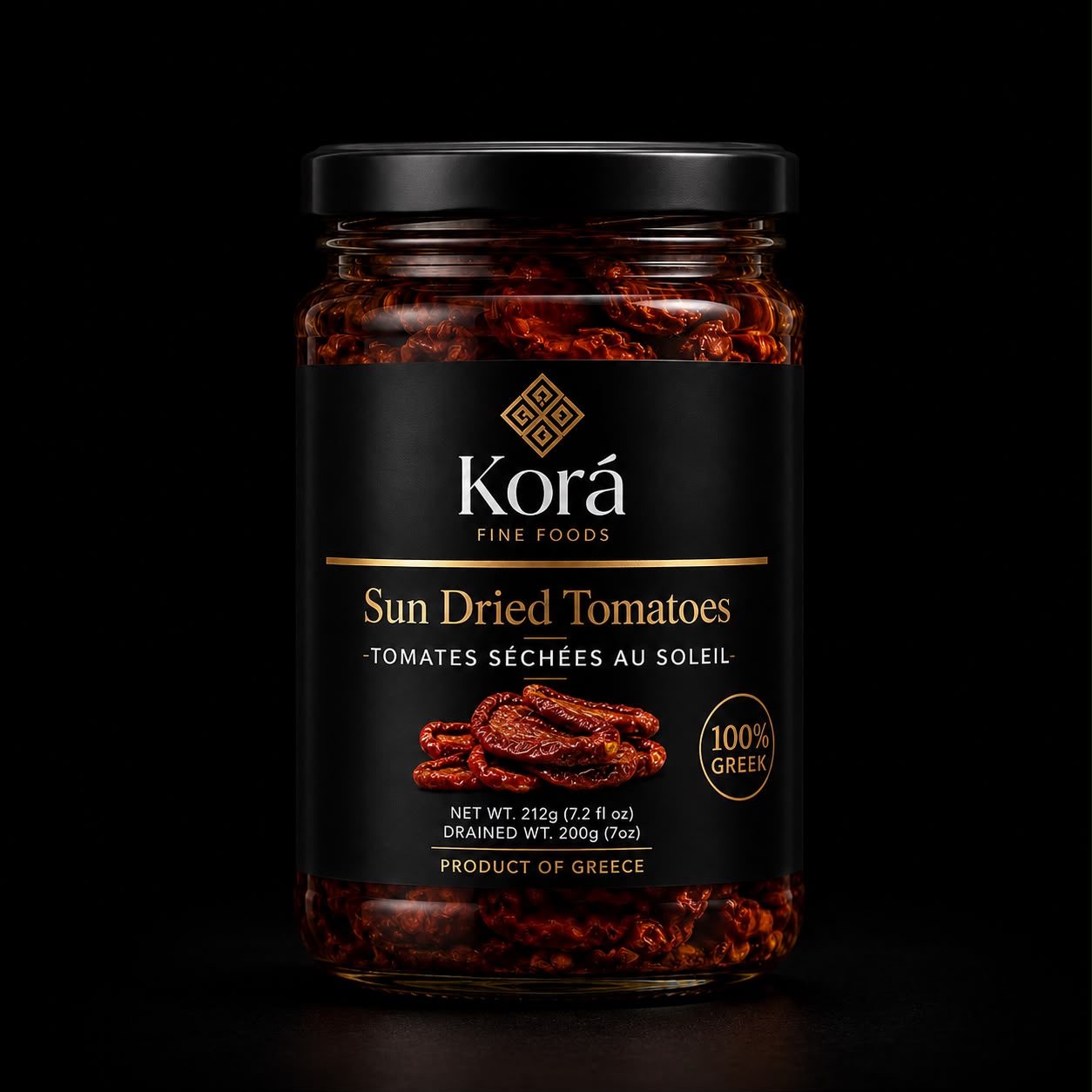 Sun-Dried Tomatoes Marinated with Oil