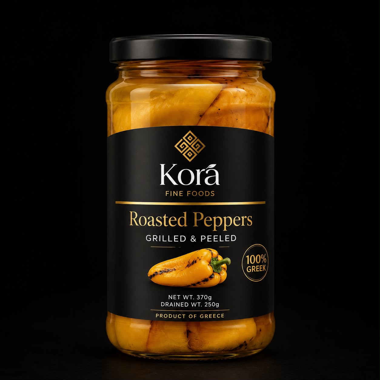 Roasted Yellow Peppers — Hand-Peeled