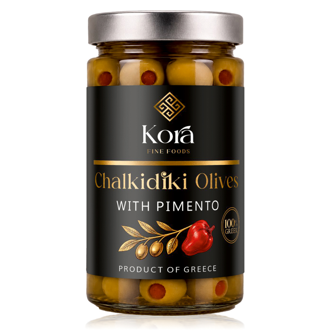 Chalkidiki Olives Pitted with Pimento
