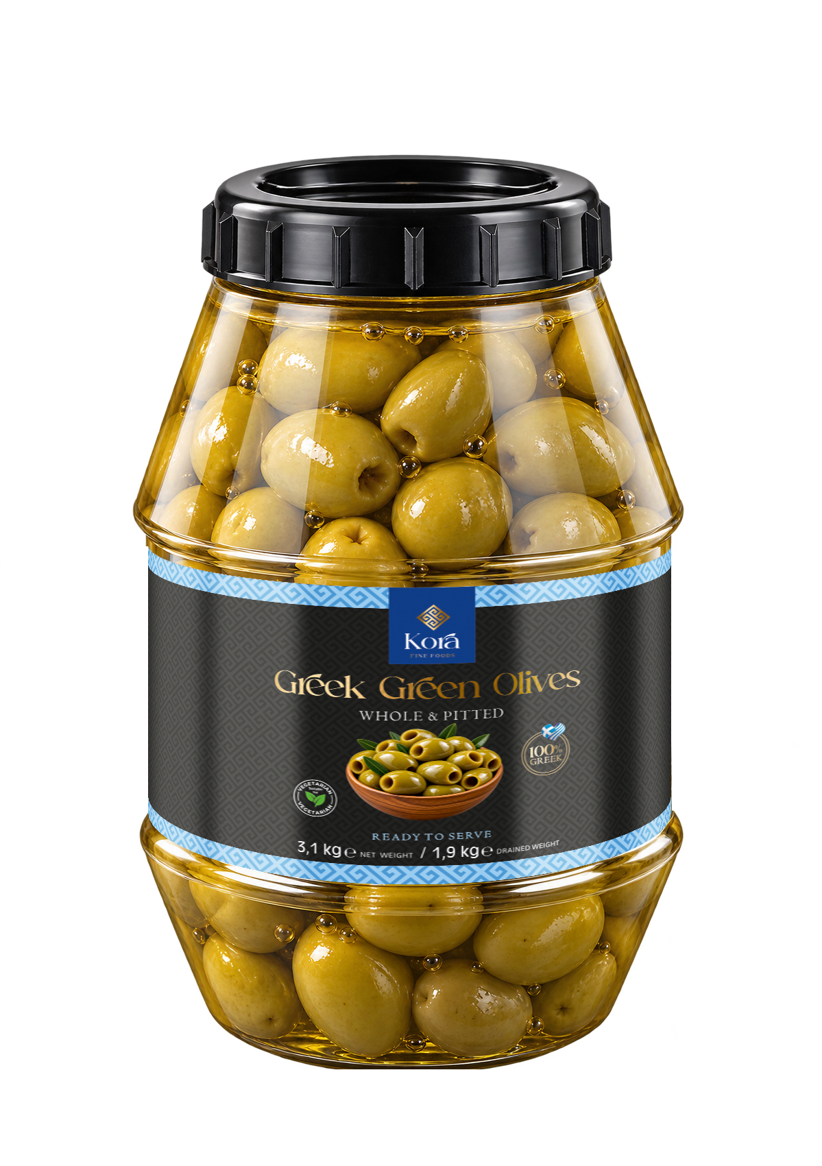 Green Olives — Pitted | Foodservice