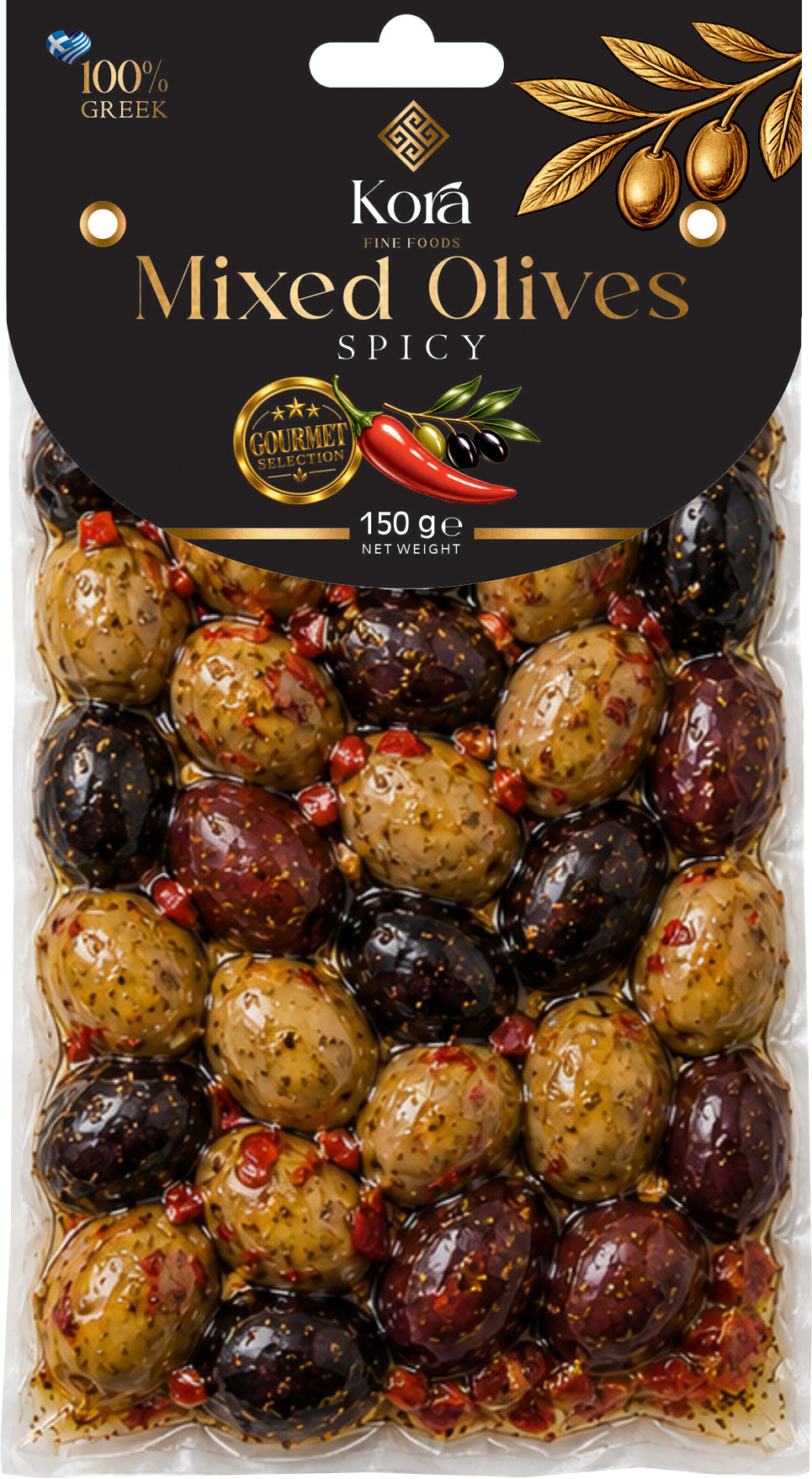 Mixed Olives Spicy — Ready to Eat